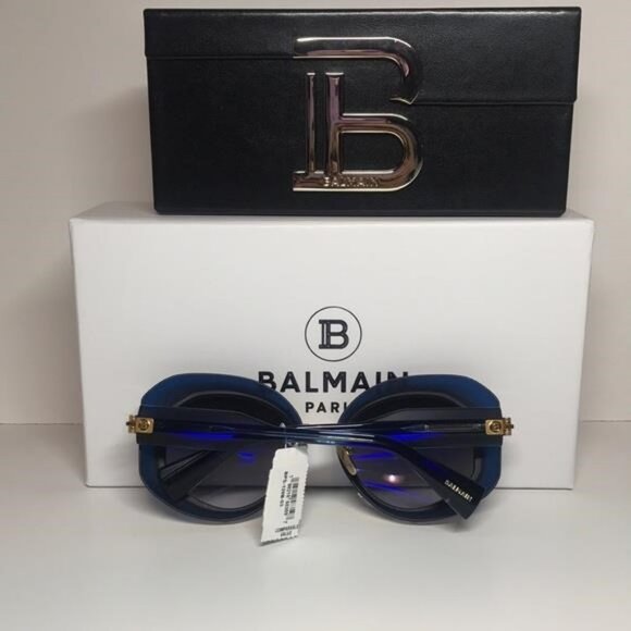 Balmain Paris NWB  Authentic Balmain Brigitte BPS-129B Sunglasses - Picture 15 of 15